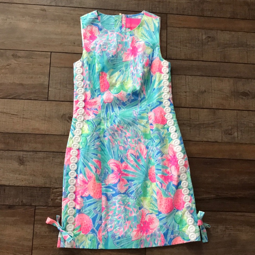 Lilly Pulitzer NWT Mila Stretch Shift Dress Swizzle In